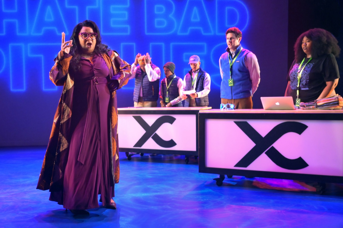 Pitch contest on stage